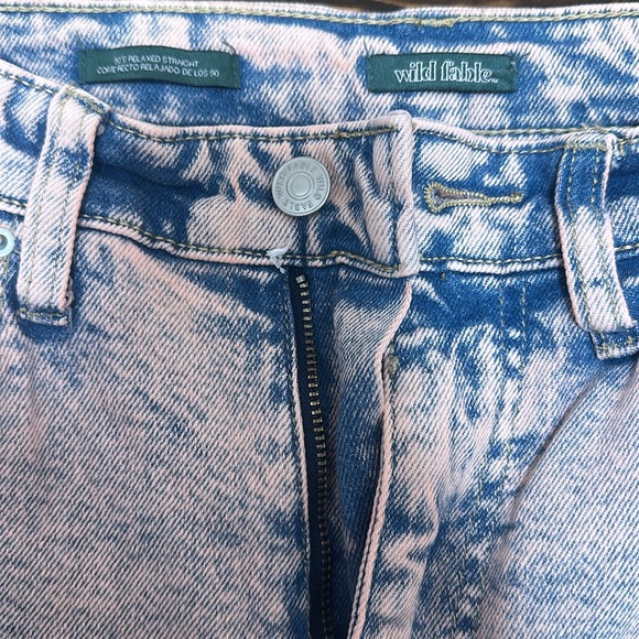 Pink wild fable 90s relaxed straight jeans - Picture 2 of 2